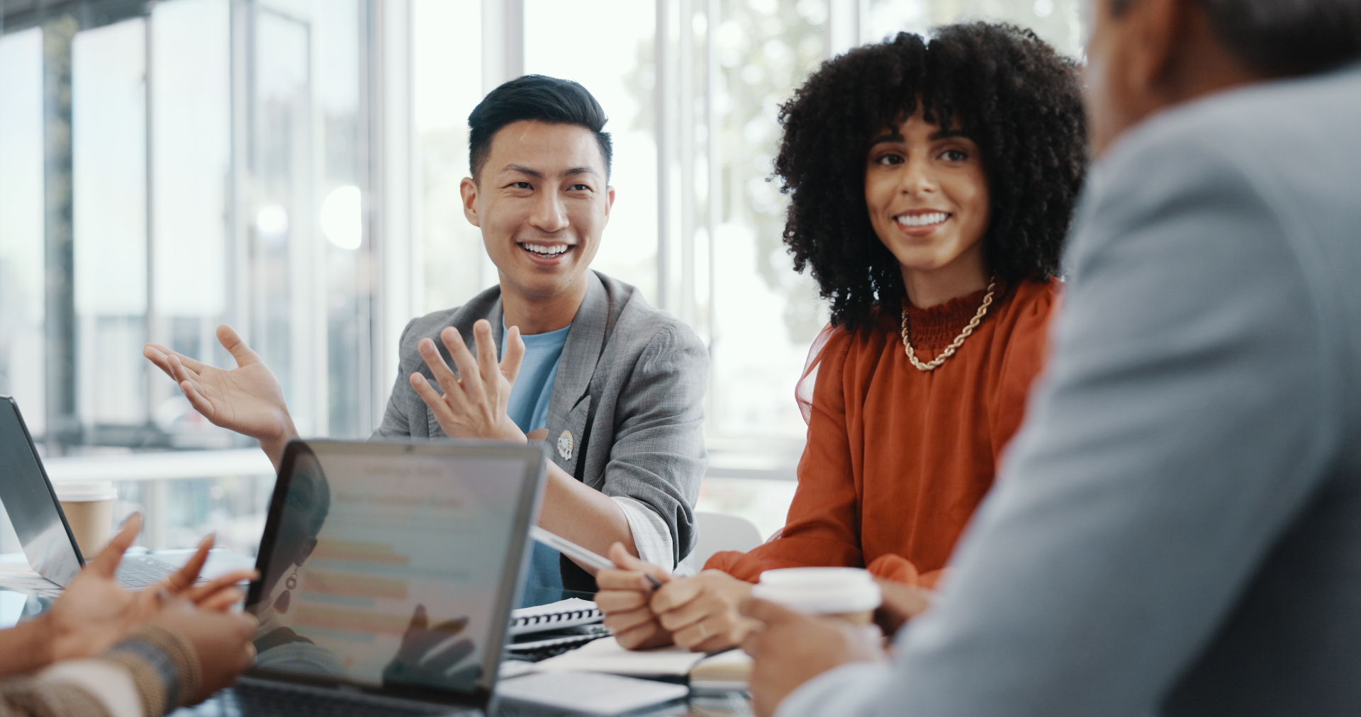 Canadian financial coach reviewing a personalized financial blueprint with a client